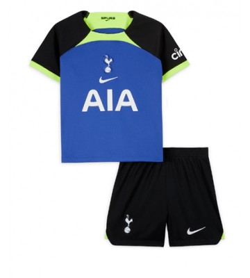 Tottenham Hotspur Bortedraktsett Barn 2022-23 Kortermet (+ Korte bukser)